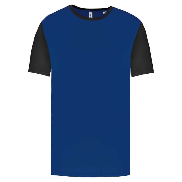 Proact Adults' Bicolour Short-sleeved T-shirt - blue