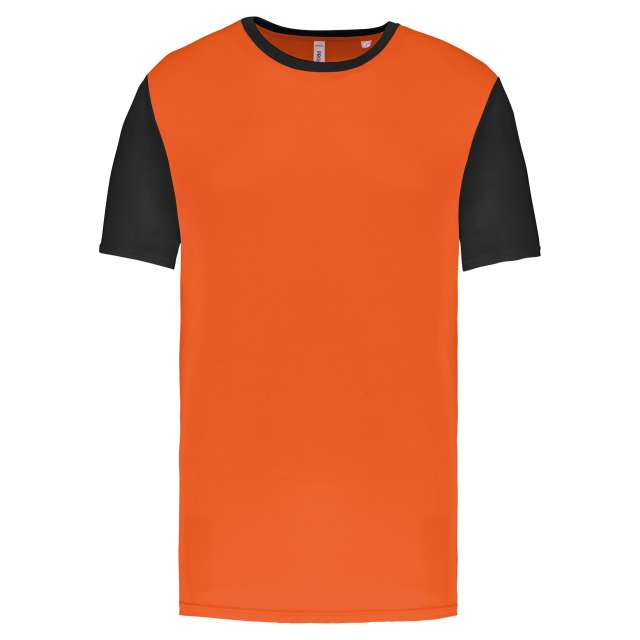 Proact Adults' Bicolour Short-sleeved T-shirt - Orange