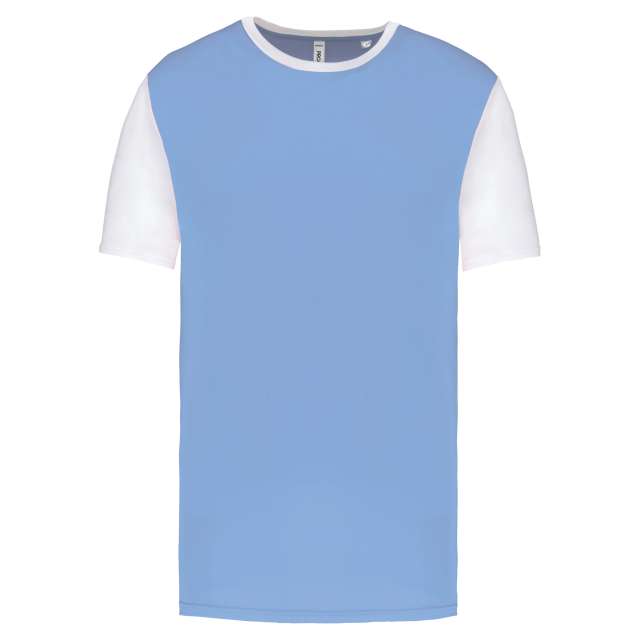 Proact Adults' Bicolour Short-sleeved T-shirt - modrá
