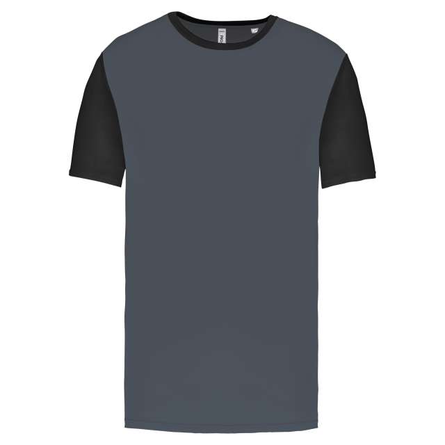 Proact Adults' Bicolour Short-sleeved T-shirt - Grau