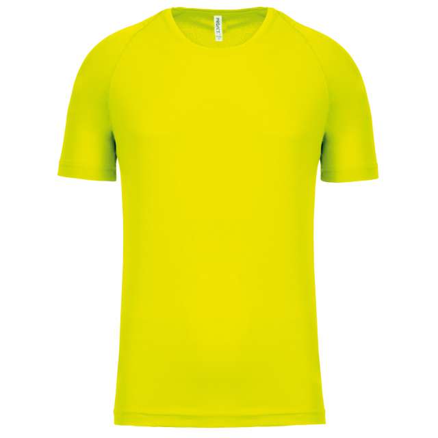 Proact Men's Short-sleeved Sports T-shirt - Proact Men's Short-sleeved Sports T-shirt - Safety Green