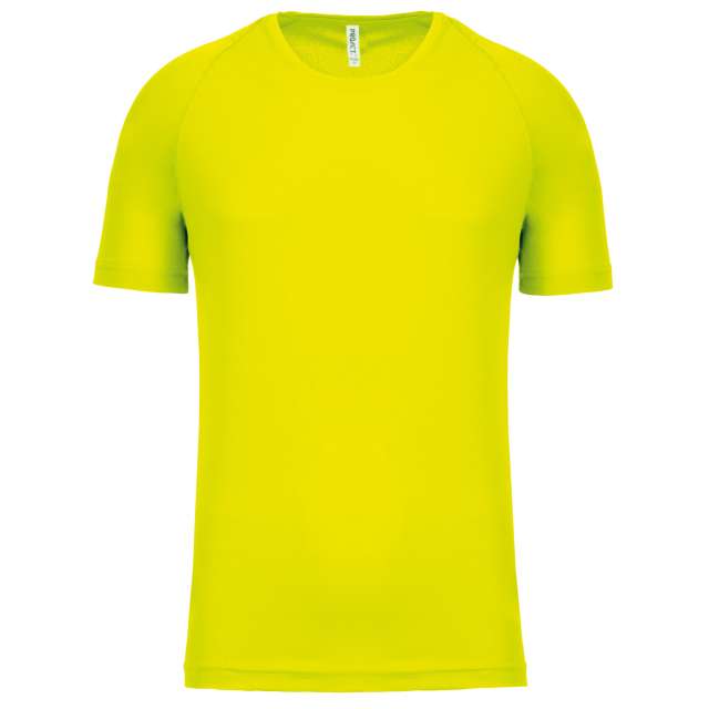 Proact Men's Short-sleeved Sports T-shirt - žlutá