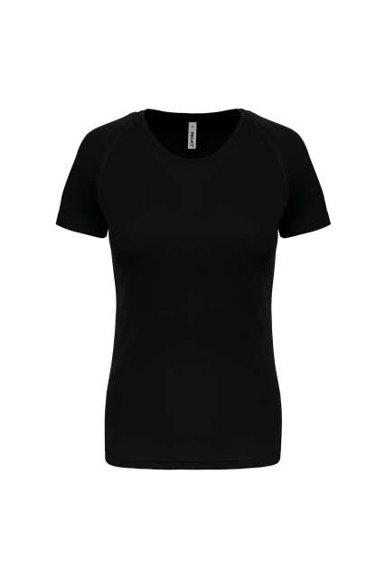 Proact Ladies' Short-sleeved Sports T-shirt - Proact Ladies' Short-sleeved Sports T-shirt - Black