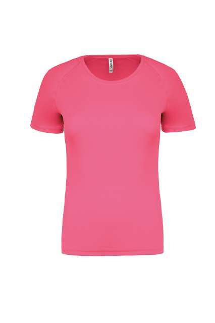 Proact Ladies' Short-sleeved Sports T-shirt - Proact Ladies' Short-sleeved Sports T-shirt - Safety Pink
