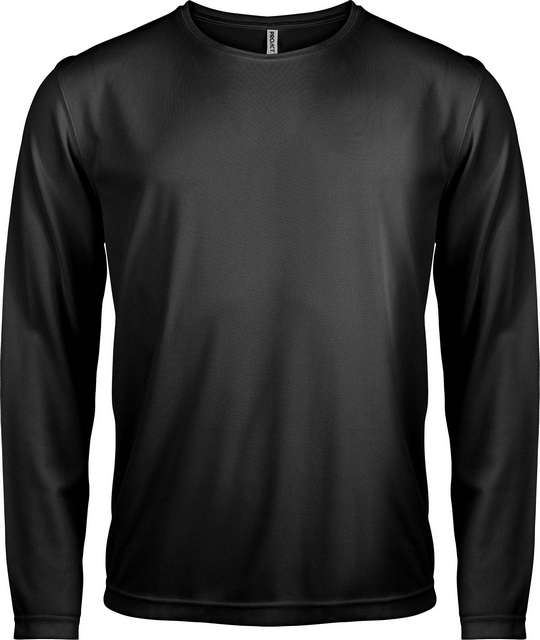 Proact Men's Long-sleeved Sports T-shirt - černá