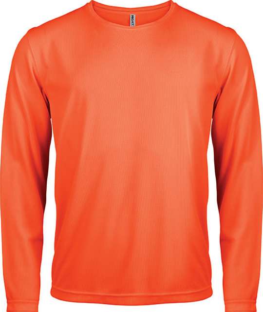 Proact Men's Long-sleeved Sports T-shirt - Orange