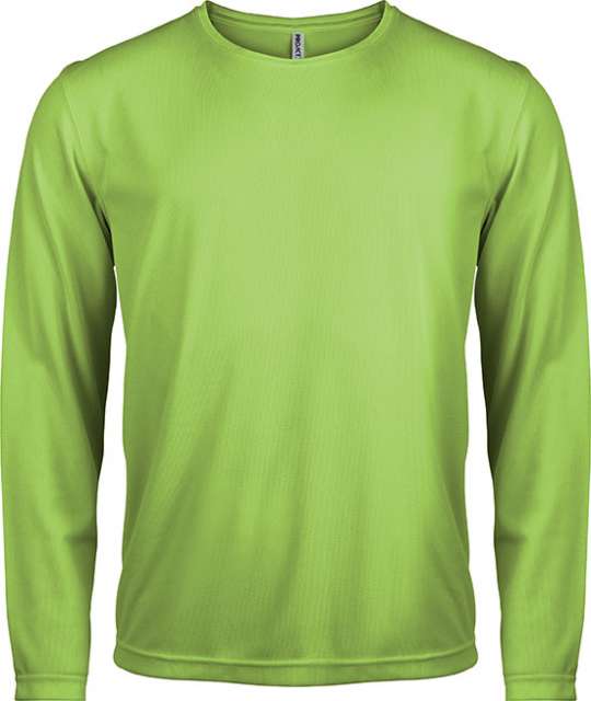 Proact Men's Long-sleeved Sports T-shirt - zelená