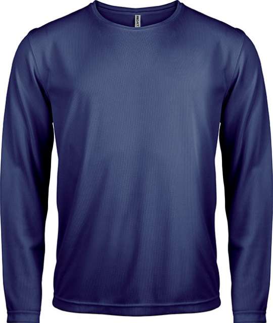 Proact Men's Long-sleeved Sports T-shirt - Proact Men's Long-sleeved Sports T-shirt - Navy
