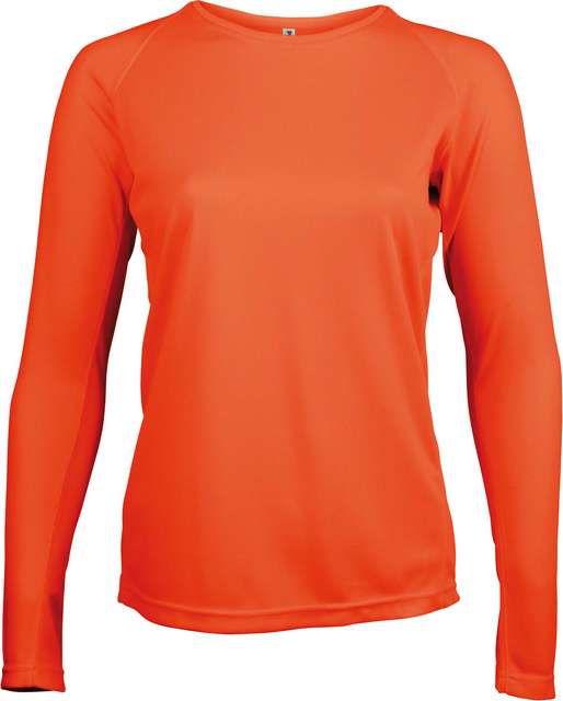 Proact Ladies' Long-sleeved Sports T-shirt - orange