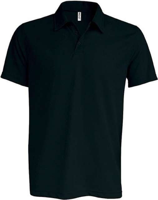 Proact Men's Short-sleeved Polo Shirt - Proact Men's Short-sleeved Polo Shirt - Black