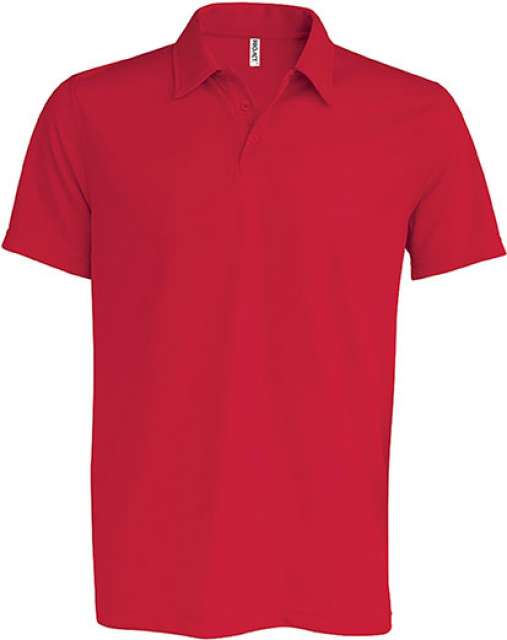 Proact Men's Short-sleeved Polo Shirt - Proact Men's Short-sleeved Polo Shirt - Cherry Red