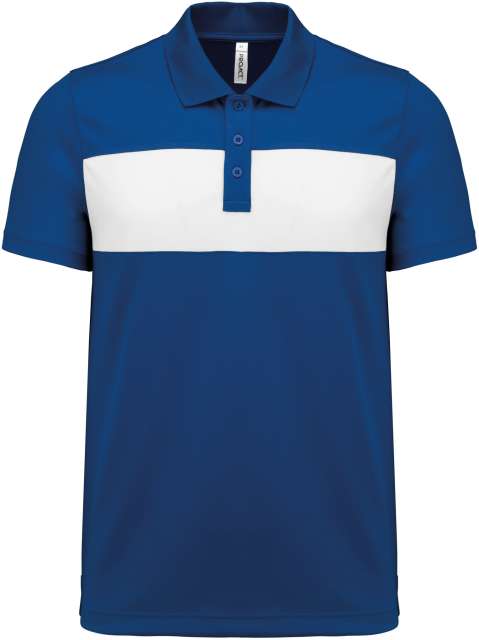 Proact Adult Short-sleeved Polo-shirt - modrá