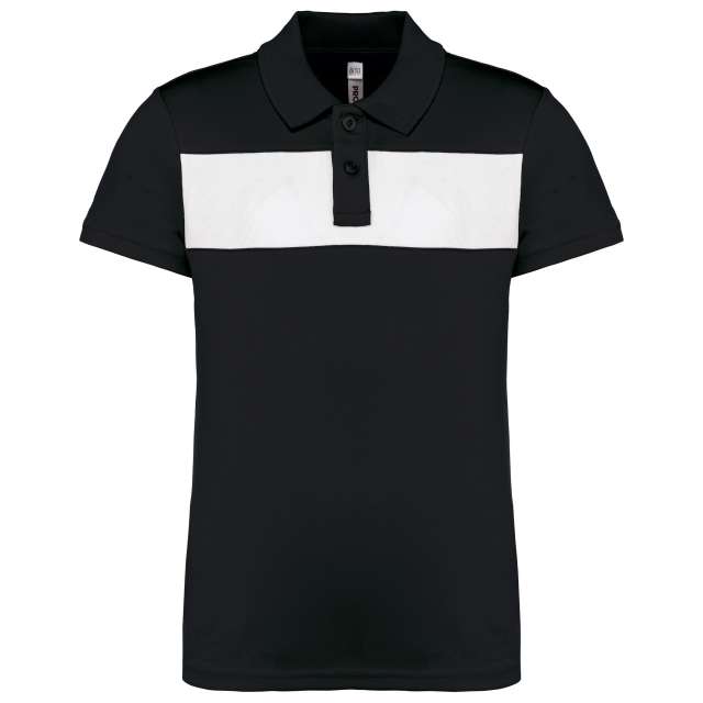 Proact Kids' Short Sleeve Polo Shirt - black