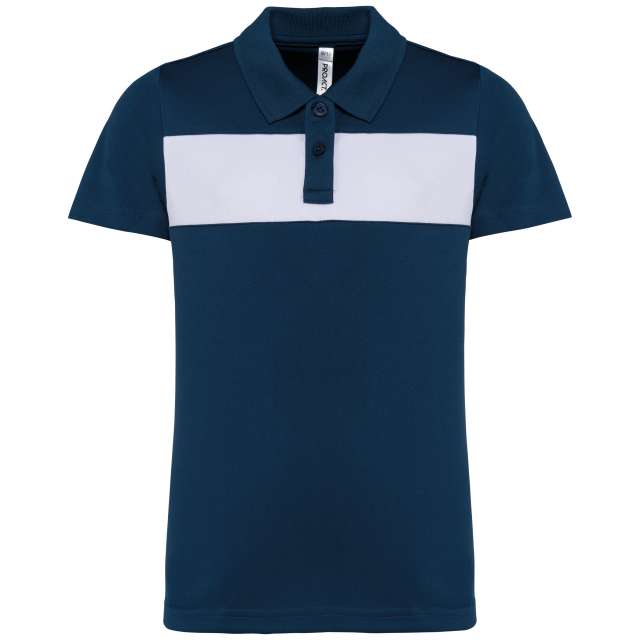 Proact Kids' Short Sleeve Polo Shirt - blau