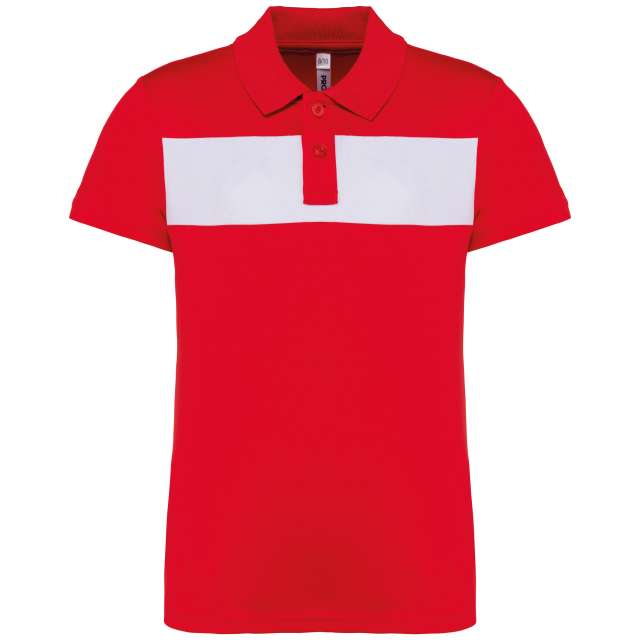Proact Kids' Short Sleeve Polo Shirt - red