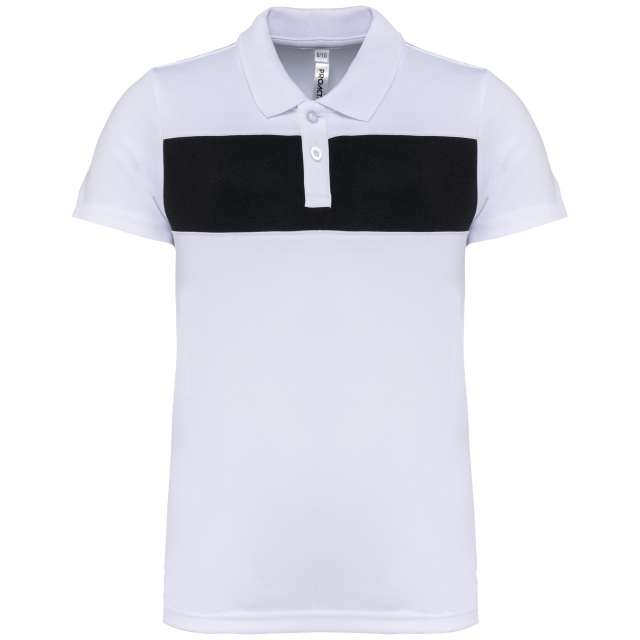 Proact Kids' Short Sleeve Polo Shirt - Proact Kids' Short Sleeve Polo Shirt - White