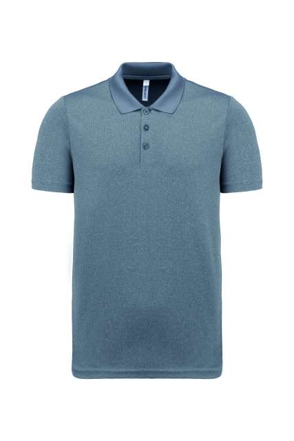 Proact Adult Short-sleeved Marl Polo Shirt - grey