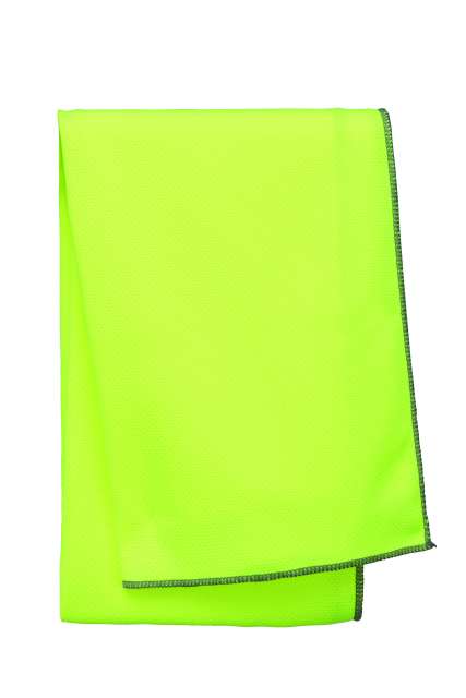 Proact Refreshing Sports Towel - Proact Refreshing Sports Towel - Safety Green