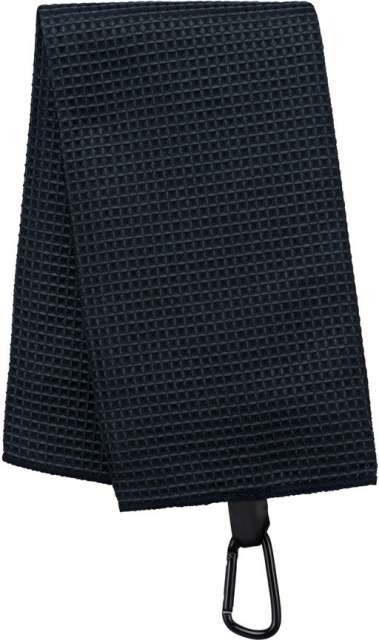 Proact Waffle Golf Towel - Proact Waffle Golf Towel - Black