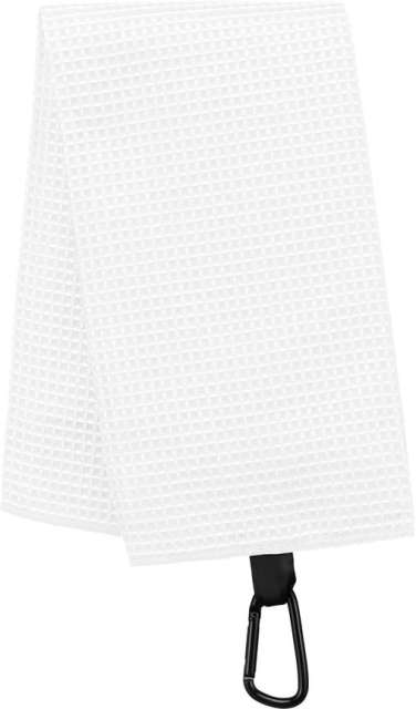 Proact Waffle Golf Towel - Proact Waffle Golf Towel - White