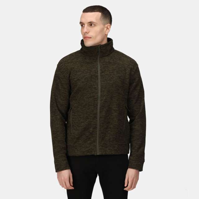 Regatta Thornly Men - Full Zip Marl Fleece - zelená