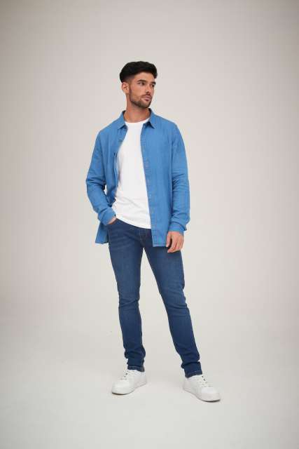 So Denim Max Slim Jeans - modrá