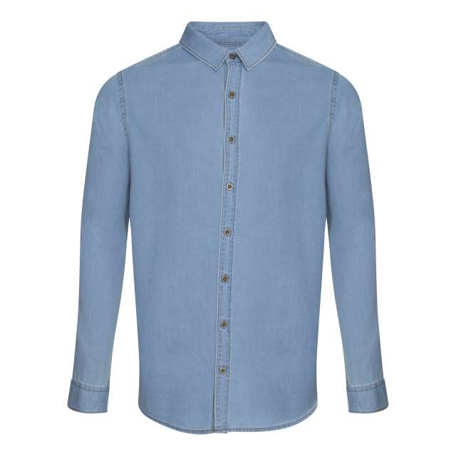 So Denim Jack Denim Shirt - modrá