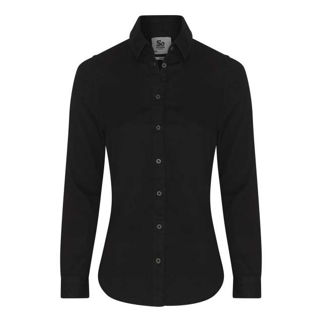 So Denim Lucy Denim Shirt - black