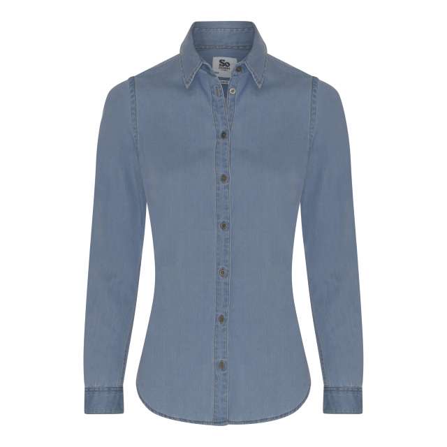 So Denim Lucy Denim Shirt - So Denim Lucy Denim Shirt - Carolina Blue