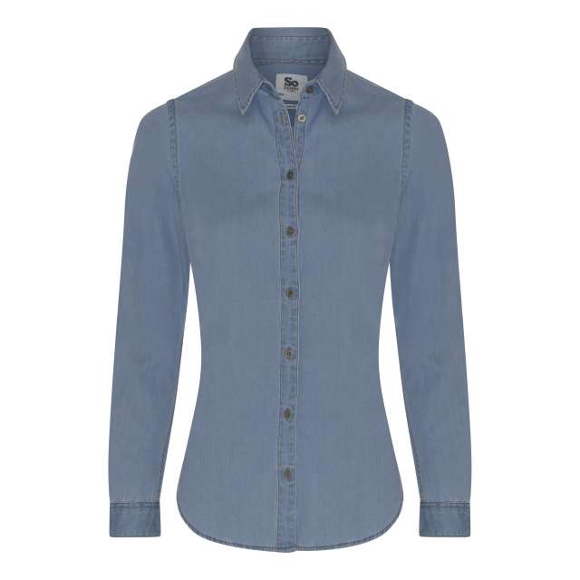 So Denim Lucy Denim Shirt - blue