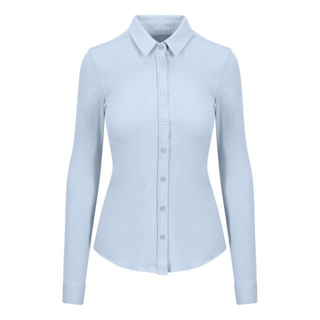 So Denim Anna Knitted Shirt - blau