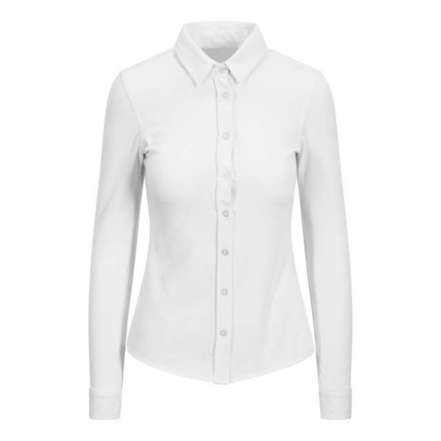 So Denim Anna Knitted Shirt - white