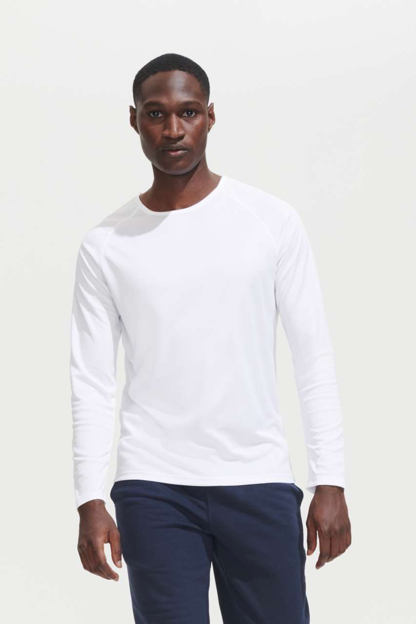 Sol's Sporty Lsl Men - Long-sleeve Sports T-shirt - Sol's Sporty Lsl Men - Long-sleeve Sports T-shirt - Navy