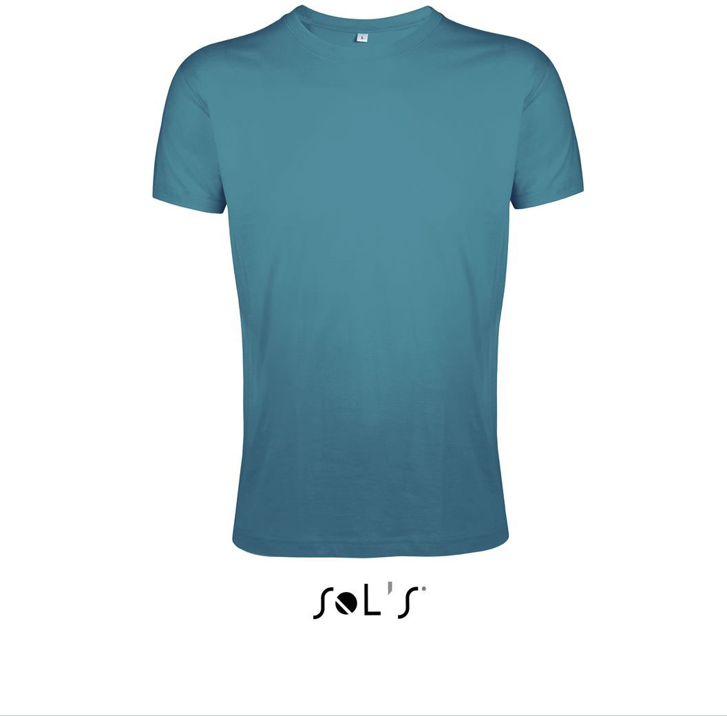 Sol's Regent Fit - Men’s Round Neck Close Fitting T-shirt - blue