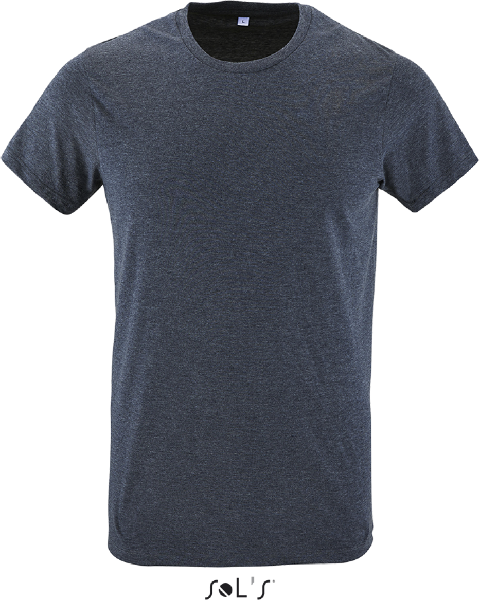 Sol's Regent Fit - Men’s Round Neck Close Fitting T-shirt - blau