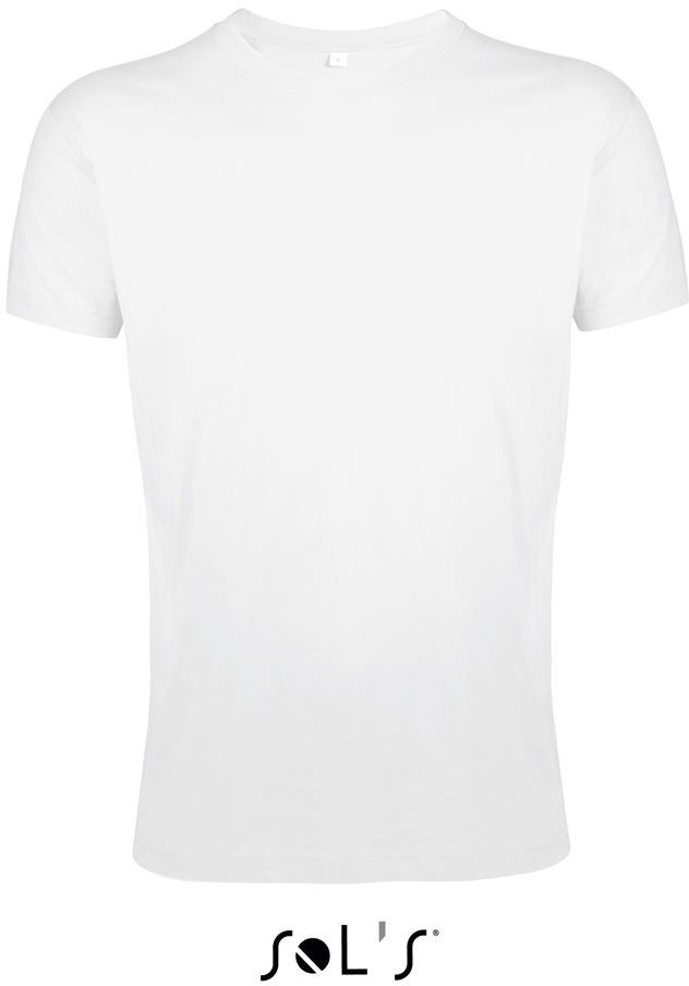 Sol's Regent Fit - Men’s Round Neck Close Fitting T-shirt - Sol's Regent Fit - Men’s Round Neck Close Fitting T-shirt - White