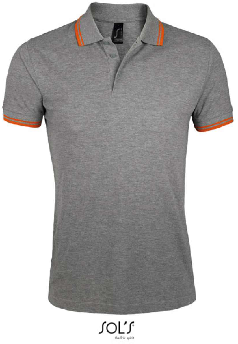Sol's Pasadena Men - Polo Shirt - Sol's Pasadena Men - Polo Shirt - Sport Grey