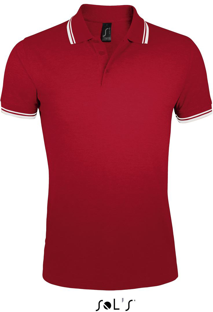 Sol's Pasadena Men - Polo Shirt - Sol's Pasadena Men - Polo Shirt - Red