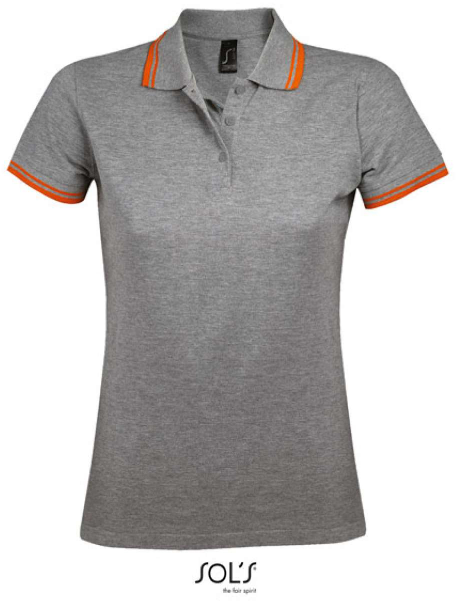 Sol's Pasadena Women - Polo Shirt - Grau