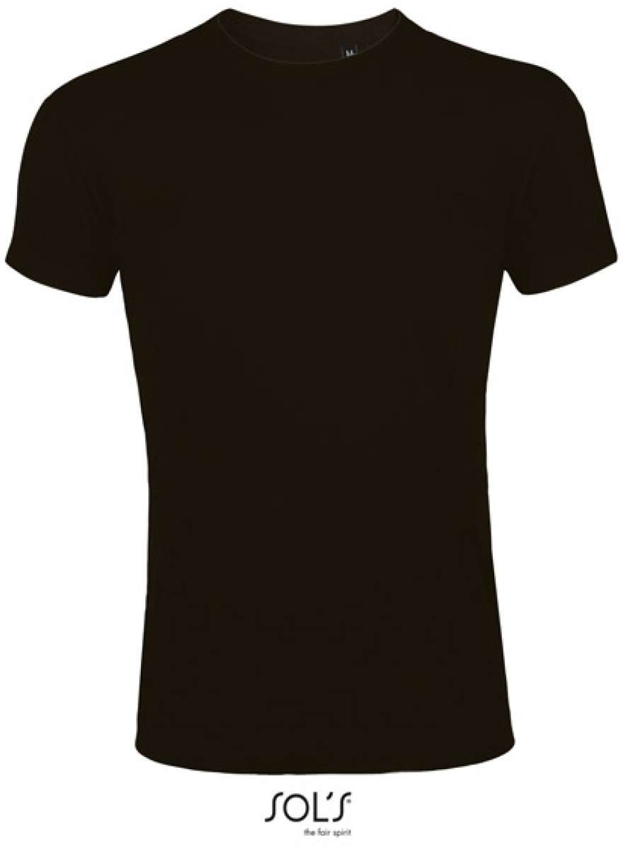 Sol's imperial Fit - Men's Round Neck Close Fitting T-shirt - black