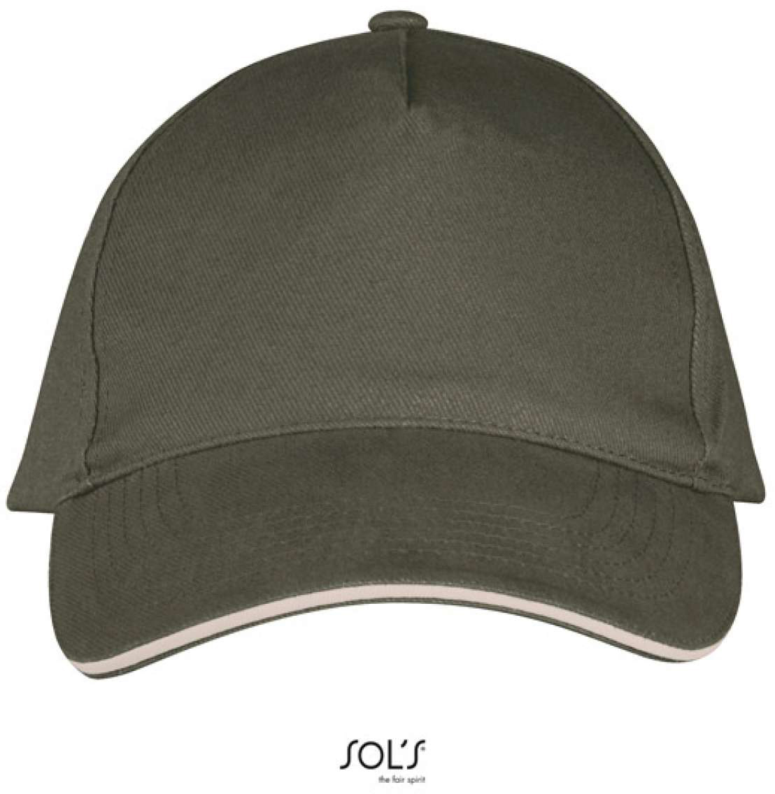 Sol's Long Beach - 5 Panel Cap - Sol's Long Beach - 5 Panel Cap - Military Green