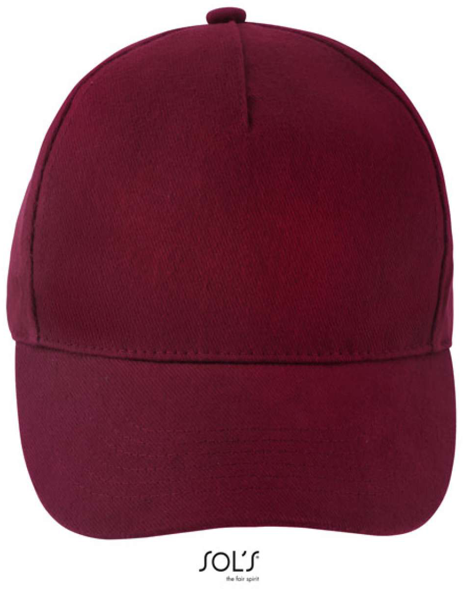 Sol's Long Beach - 5 Panel Cap - Sol's Long Beach - 5 Panel Cap - Maroon