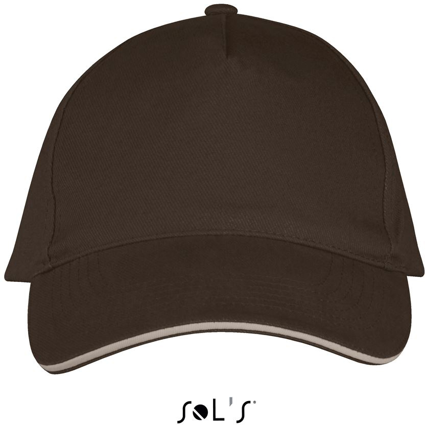 Sol's Long Beach - 5 Panel Cap - brown