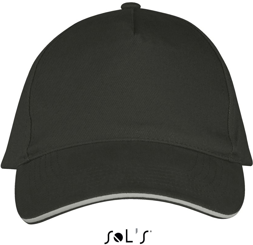 Sol's Long Beach - 5 Panel Cap - Grau