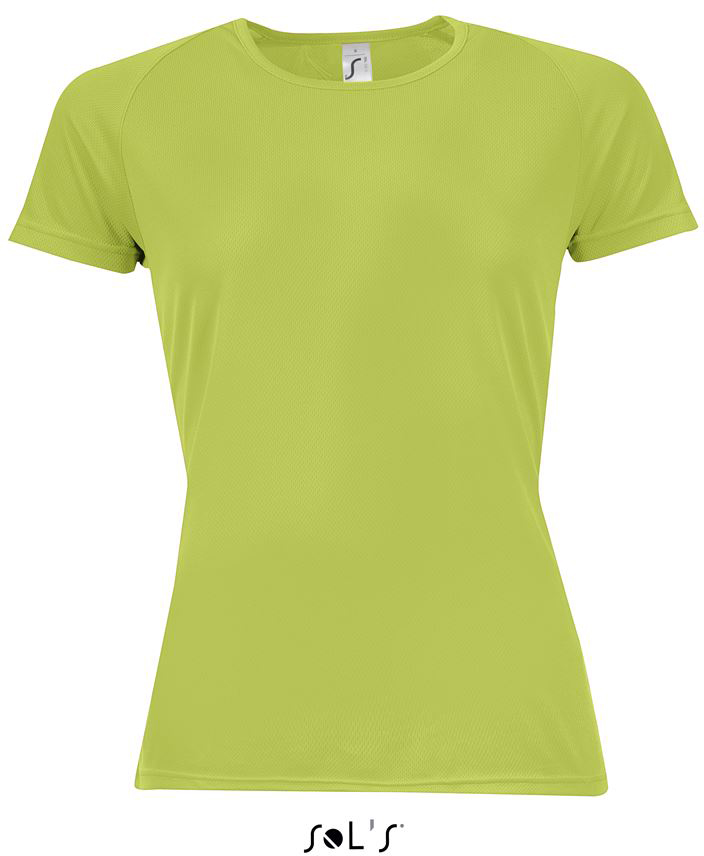 Sol's Sporty Women - Raglan-sleeved T-shirt - green