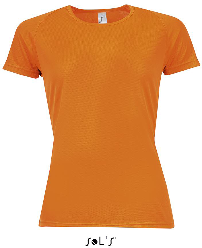 Sol's Sporty Women - Raglan-sleeved T-shirt - Orange