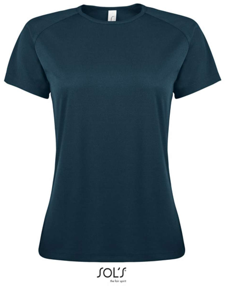 Sol's Sporty Women - Raglan-sleeved T-shirt - blue