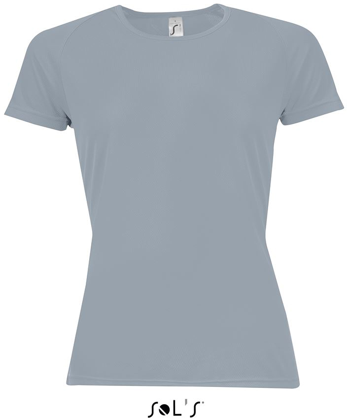 Sol's Sporty Women - Raglan-sleeved T-shirt - šedá