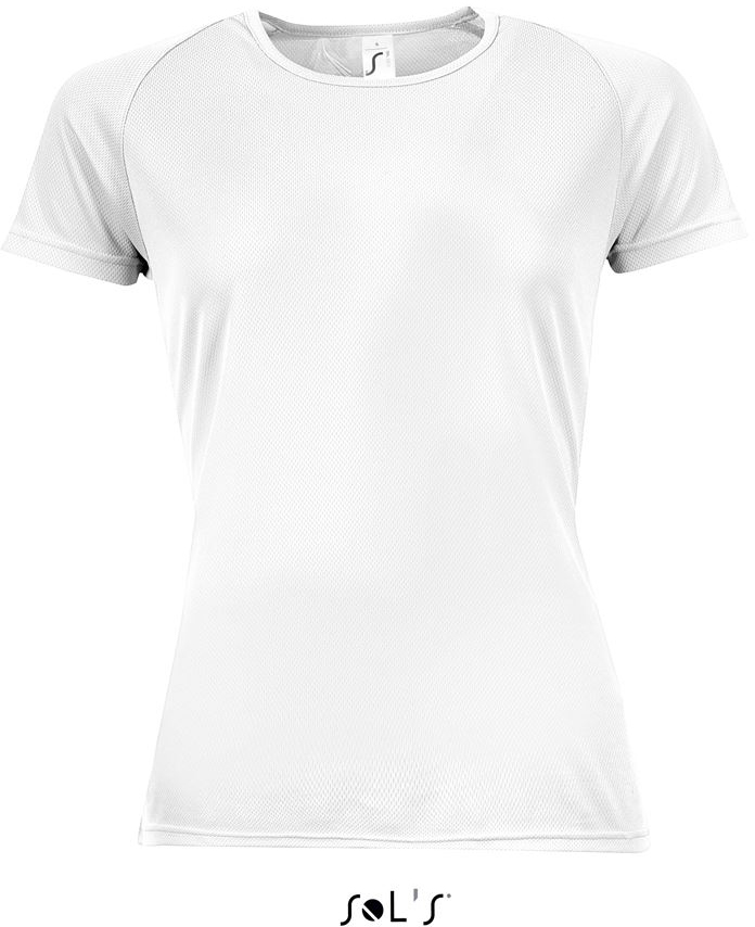 Sol's Sporty Women - Raglan-sleeved T-shirt - white