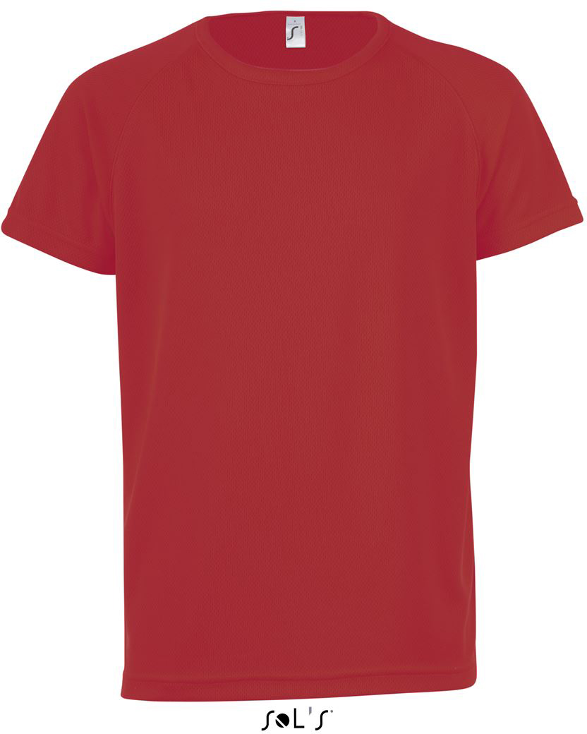 Sol's Sporty Kids - Raglan-sleeved T-shirt - Sol's Sporty Kids - Raglan-sleeved T-shirt - Red